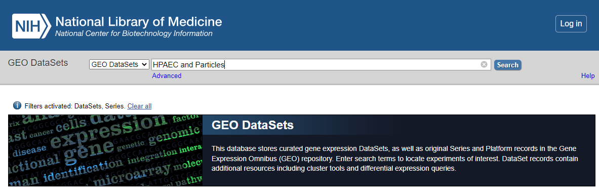 GEO_DataSet Search