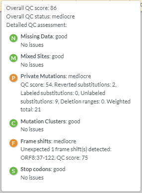 Nexclade QC