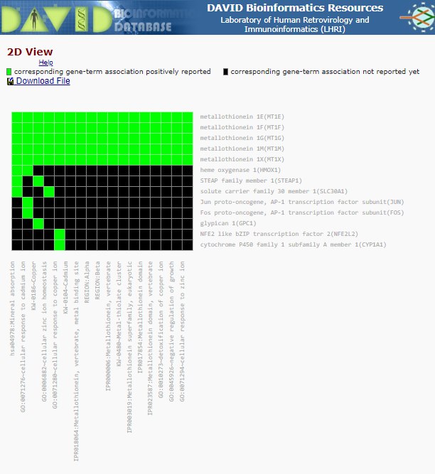 cluster matrix